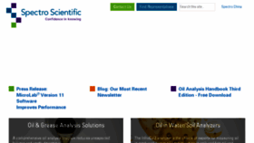 What Spectrosci.com website looked like in 2017 (7 years ago)