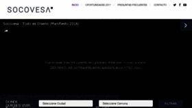 What Socovesa.cl website looked like in 2017 (6 years ago)