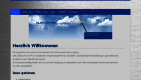 What Schlosserei-kuepper.de website looked like in 2017 (6 years ago)