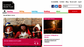 What Scottishbooktrust.com website looked like in 2017 (6 years ago)