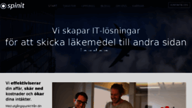What Spinit.se website looked like in 2017 (8 years ago)