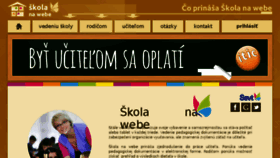 What Skolanawebe.sk website looked like in 2017 (6 years ago)