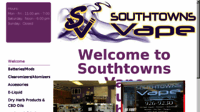 What Southtownsvape.com website looked like in 2017 (6 years ago)