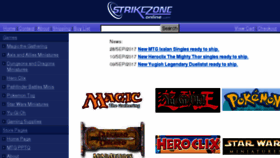What Strikezoneonline.com website looked like in 2017 (6 years ago)