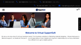 What Supportsoft.com.au website looked like in 2017 (6 years ago)