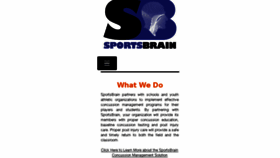 What Sportsbrain.com website looked like in 2017 (6 years ago)