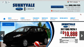 What Sunnyvaleford.com website looked like in 2017 (6 years ago)