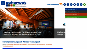 What Scherwat.de website looked like in 2017 (6 years ago)