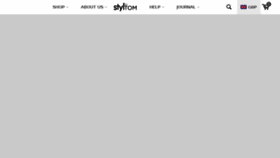 What Stylfile.com website looked like in 2017 (6 years ago)