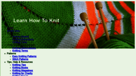 What Simple-knitting.com website looked like in 2017 (6 years ago)