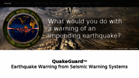 What Seismicwarning.com website looked like in 2017 (6 years ago)