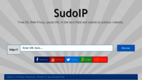What Sudoip.net website looked like in 2017 (6 years ago)