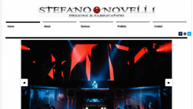 What Stefanonovelli.com website looked like in 2017 (6 years ago)