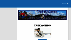 What Summittaekwondo.com website looked like in 2017 (6 years ago)