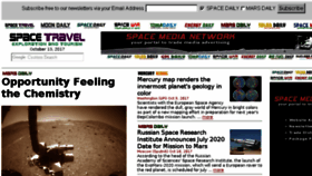 What Space-travel.com website looked like in 2017 (6 years ago)