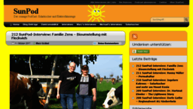 What Sunpod.de website looked like in 2017 (6 years ago)
