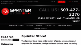What Sprinterstore.com website looked like in 2017 (6 years ago)