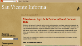 What Sanvicenteinforma.com website looked like in 2017 (6 years ago)