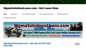 What Sigmasolutionsloans.com website looked like in 2017 (6 years ago)