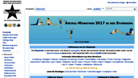 What Stupidedia.org website looked like in 2017 (6 years ago)