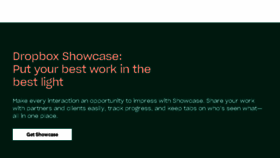 What Showcase.dropbox.com website looked like in 2017 (6 years ago)