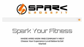 What Sparkcrossfit.com website looked like in 2017 (6 years ago)