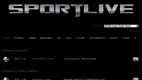 What Sportlive.site website looked like in 2017 (6 years ago)