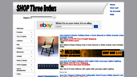What Shopthreebrothers.com website looked like in 2017 (6 years ago)