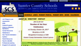 What Sumterschools.org website looked like in 2017 (6 years ago)