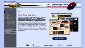 What Sag-technology.com website looked like in 2017 (6 years ago)