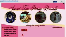What Sweetteapartyrentals.com website looked like in 2017 (6 years ago)