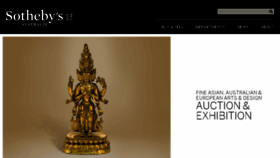 What Sothebysaustralia.com.au website looked like in 2017 (6 years ago)