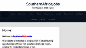 What Southernafricajobs.org website looked like in 2017 (6 years ago)