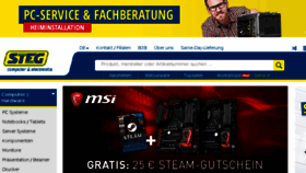 What Stegcomputer.ch website looked like in 2017 (6 years ago)