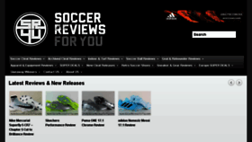 What Soccerreviews4u.com website looked like in 2017 (6 years ago)