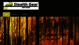 What Stealth-gear.com website looked like in 2017 (6 years ago)