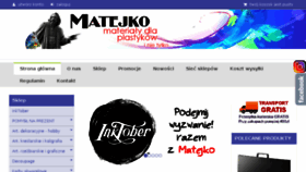 What Sklepmatejko.pl website looked like in 2017 (6 years ago)