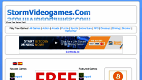What Stormvideogames.com website looked like in 2017 (6 years ago)