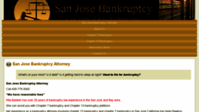 What Sanjosebankruptcypro.com website looked like in 2017 (6 years ago)