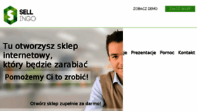 What Sellingo.pl website looked like in 2017 (6 years ago)
