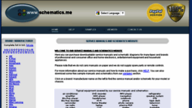 What Schematics.me website looked like in 2017 (6 years ago)