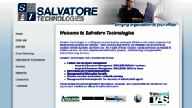 What Salvatoretechnologies.com website looked like in 2017 (6 years ago)