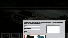 What Stewartautosales.com website looked like in 2017 (6 years ago)