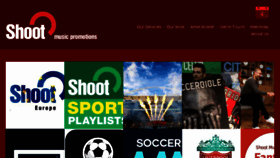 What Shootmusic.co.uk website looked like in 2017 (6 years ago)
