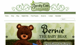 What Squishycutedesigns.com website looked like in 2017 (6 years ago)