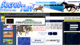 What Secretturf.com website looked like in 2017 (6 years ago)