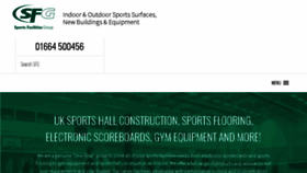What Sportsfacilitiesgroup.co.uk website looked like in 2017 (6 years ago)