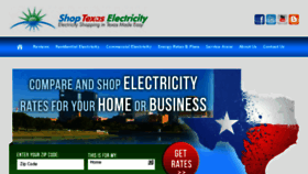 What Shoptxelectricity.com website looked like in 2017 (6 years ago)