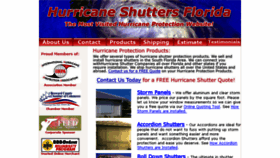 What Shutters.hurricaneshuttersflorida.com website looked like in 2017 (6 years ago)