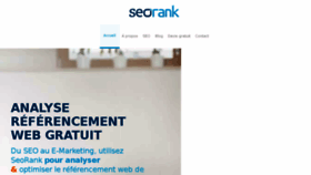 What Seorank.tn website looked like in 2017 (6 years ago)